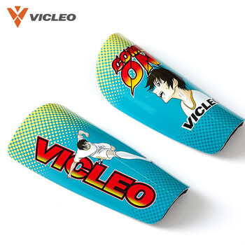 维克利奥VICLEO 足球护腿板儿童卡通护小腿板护具一对装V820217湖蓝S码