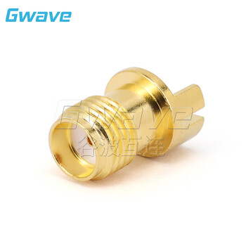 谷波 Gwave SMA母端接连接器 适合0.8mm厚板材 针长0.6mm DC-18GHz SMA-KHD101