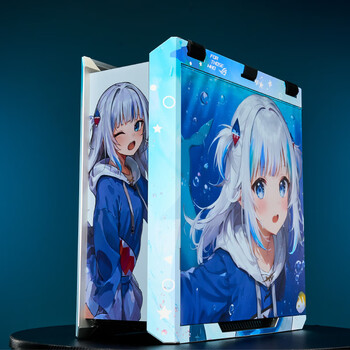 【咨询立减】华硕ROG GX601太阳神吹雪 二次元主题机箱 来图定制UV喷绘机箱灯板镜面翻毛皮套件 GX601太阳神 GURA鲨鱼娘定制 ...