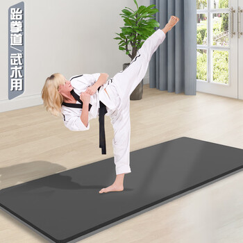 跑步机垫加厚跳操垫健身防滑地垫运动1750*800*40mm黑灰