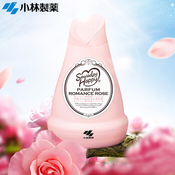 小林制药（KOBAYASHI）固体芳香剂浪漫玫瑰香120g 空气清新剂芳香剂厕所除臭房间去异味