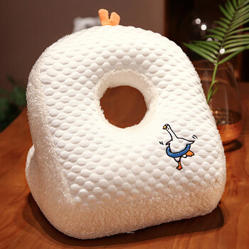 物枕居 冰豆豆午睡枕学生趴睡枕儿童午睡神器教室睡觉抱枕趴趴枕午休