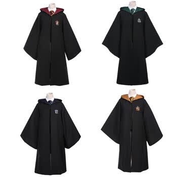 披风斗篷巫师袍男女通用cos学士服两款厚款魔法袍毛呢双层拉文克劳蓝l