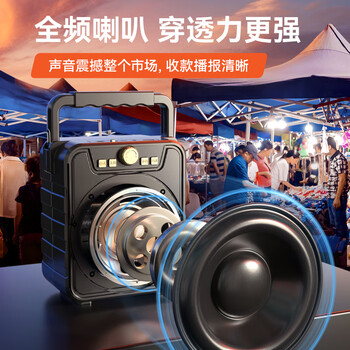 新科V36广场舞手提音响无线蓝牙音箱户外大音量便携式k歌喇叭扩音器摆摊微信收款播报器音响
