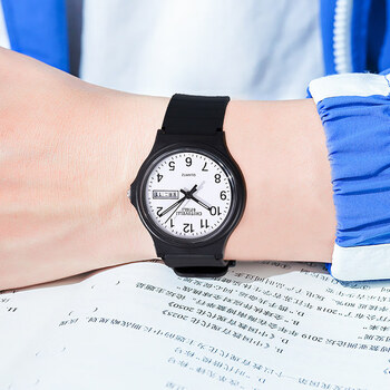 卡西欧中学生中考手表学霸静音考试专用手表男孩初高中小学生儿童