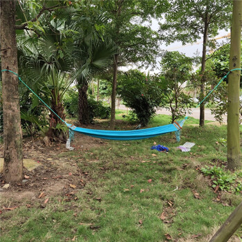 吊网床 越南冰丝网吊床成人吊网秋千网床自驾游双层网防侧翻无支带绑