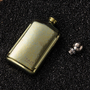 莱妙依酒壶随身进口德国纯钛小酒壶旅行户外便携小钛度健康高档迷你