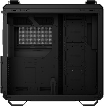 华硕TUF GAMING GT502 弹药库机箱 双仓设计/免工具拆卸/黑色海景房/创新散热/GPU支架