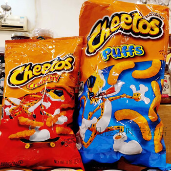 cheetos cheese snacks美国进口 奇多芝士条 粟米条 零食226克
