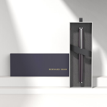 萧伯纳（Bernard Shaw）【热门商品】【礼物】钢笔高端轻奢【星耀】黎雾灰单支礼盒装高档商务办公签字赠教师女男伴手节