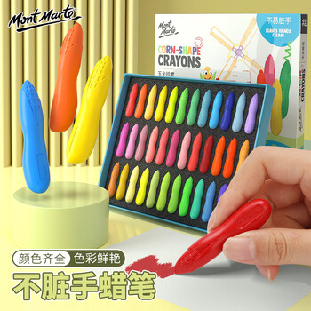 蒙玛特(Mont Marte)不脏手蜡笔36色 儿童涂色玉米蜡笔 幼儿园宝宝绘画油画棒可水洗彩笔套装MMKC0263CN 速写 马克笔绘画 蒙玛特(Mont Marte)不脏手蜡笔36色 儿童涂色玉米蜡笔 幼儿园宝宝绘画油画棒可水洗彩笔套装MMKC0263CN 速写 马克笔绘画
