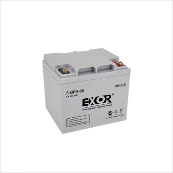 EXOR蓄电池-阀控式密封铅酸蓄电池-埃索EX系列(33Ah以上) 6-GFM-38(EX12V38Ah)