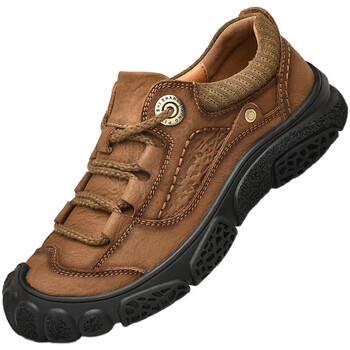 kuny跨境新款骆驼 登山鞋男春季防水防滑耐磨徒步鞋户外运动休闲鞋子