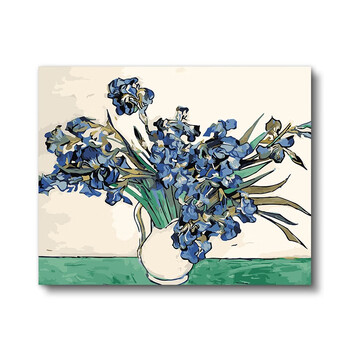 消費税無し 数字油画鸢尾花价格报价行情- 京东 絵画