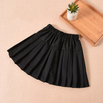 裙子>半身裙>京佑>京佑女童百褶裙半身裙春秋中大童小学生黑色红色