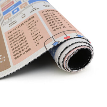 镭拓（Rantopad）H6+ 办公快捷键鼠标垫超大号 电脑桌垫键盘垫 暖白兔