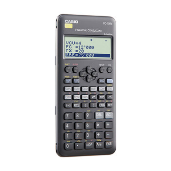 卡西欧（CASIO）金融理财计算器会计财务考试备考学习适用内置9种金融公式fc-100V