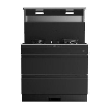 美的（Midea）集成灶消毒柜一体灶 家用厨房侧吸 18立方大吸力  5.0KW大火力 节能灶 138L大容量 J10 天然气
