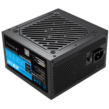 大水牛（BUBALUS）额定500W 劲强500台式电脑主机电源（主动式PFC/12CM风扇/智能温控/支持背线/宽幅电压）