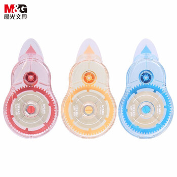 晨光(M&G)文具30m*5mm米黄色带芯修正带 学生涂改带(适合柔光纸作业本) 隐形改正带 单个装 ACT56110