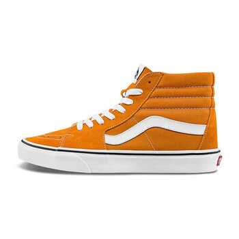 vans范斯官方日落黄橘子汽水秋冬配色高帮sk8hi板鞋橙色43