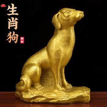 纯铜狗摆件价格报价行情- 京东
