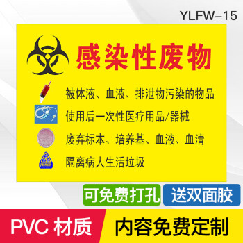 定製病理性感染性損傷性垃圾桶廢棄物處理流程陶柔 感染性廢物ylfw-15