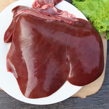 磐阙 新鲜羊肝生羊肝山羊羊肝农家放养山羊羊内脏羊下水生羊杂 新鲜