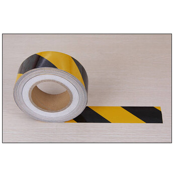 天章办公(TANGO)PET反光警示胶带黑黄斜纹50mm*45米*1卷工厂仓库操作间地标线地面安全定位胶带标识警示贴 天章办公(TANGO)PET反光警示胶带黑黄斜纹50mm*45米*1卷工厂仓库操作间地标线地面安全定位胶带标识警示贴