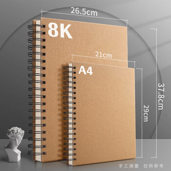 金值 2本A4/120张加厚素描本 速写本素描纸绘画本子空白手绘学生用美术专用画纸白纸成人彩铅画册画画 金值 2本A4/120张加厚素描本 速写本素描纸绘画本子空白手绘学生用美术专用画纸白纸成人彩铅画册画画