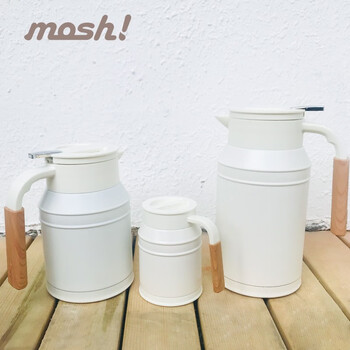 mosh!家用保温壶 高颜值暖水保温瓶大容量办公室热水暖壶 白色1.5L mosh!家用保温壶 高颜值暖水保温瓶大容量办公室热水暖壶 白色1.5L