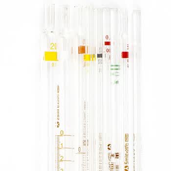 冰禹 BYrl-210 实验室玻璃刻度吸管 长吸管 刻度吸量管移液管 1ml（非A级） 5个