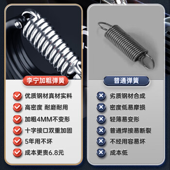 李宁（LI-NING）握力器男士专业练手力手指训练器康复手握计中学生专用老年人