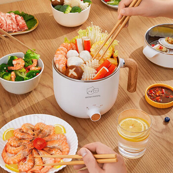 厨创妈咪（kitchen mommy） 电煮锅 俩档火力 操作简单便捷 精致容量 1.5L WD-7715B