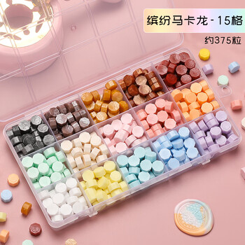 苏拉达(Surada)火漆印章蜡粒马卡龙色 火漆印章套装火漆蜡粒15色儿童火星印章蜡粒火气印章蜡粒全套便宜HQ090 苏拉达(Surada)火漆印章蜡粒马卡龙色 火漆印章套装火漆蜡粒15色儿童火星印章蜡粒火气印章蜡粒全套便宜HQ090