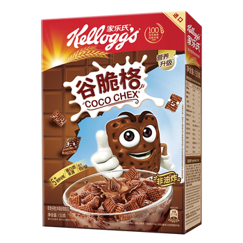 家乐氏(Kellogg)进口谷脆格150g/盒儿童营养巧克力可可谷物脆即食麦片早餐零食 家乐氏(Kellogg)进口谷脆格150g/盒儿童营养巧克力可可谷物脆即食麦片早餐零食