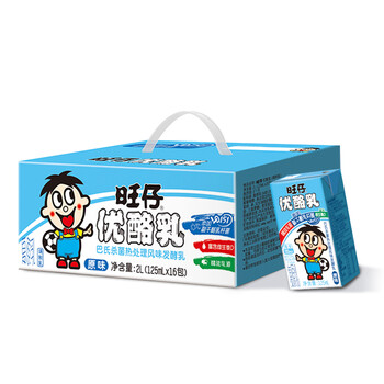 旺旺旺仔优酪乳礼盒装原味125ml16