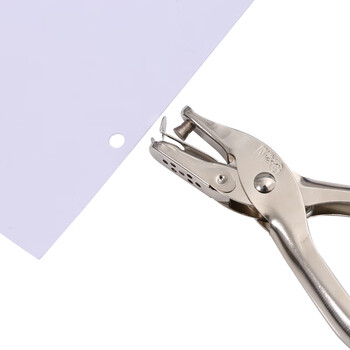 晨光（M&G）单孔打孔机孔径6mm金属手握式装订活页本圆环孔打洞神器手账收集ABS916K9 1个