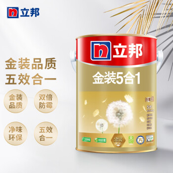 乳胶漆|立邦立邦金装净味五合一5L乳胶漆真实使用感受？真相必看