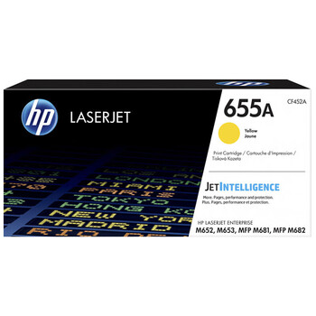 惠普（HP）硒鼓 655A/CF452A 黄色 适用hp（M652/M653/M681/M682系列机型） CF452A黄色（10500页