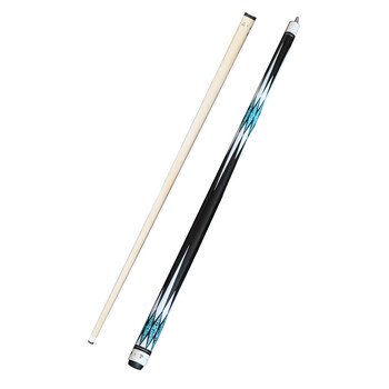 施奥德台球杆 中式八球杆黑八美式大头杆 1/2双节杆 蓝款 13mm 杆桶套装