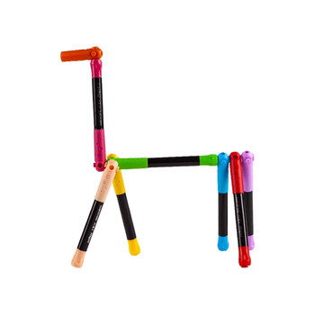 马培德(Maped)搭搭乐丝滑炫彩棒 可水洗幼儿学生绘彩油画棒 初学美术彩绘涂鸦画笔 836524CH趣玩【24色/塑盒装】 马培德(Maped)搭搭乐丝滑炫彩棒 可水洗幼儿学生绘彩油画棒 初学美术彩绘涂鸦画笔 836524CH趣玩【24色/塑盒装】