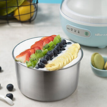 小熊（Bear）酸奶机家用全自动微电脑可定时不锈钢内胆酸奶发酵菌 【三档酸度+304内胆】SNJ-C10H1