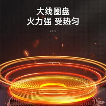 苏泊尔（SUPOR）电磁炉智能触控定时多功能精控测温 2200W大功率 电磁炉炒锅汤锅双锅 C22-ID37