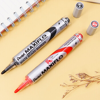 派通(Pentel)白板笔记号笔 液态墨直液式电子白板笔大头笔 MWL5S 红色 派通(Pentel)白板笔记号笔 液态墨直液式电子白板笔大头笔 MWL5S 红色