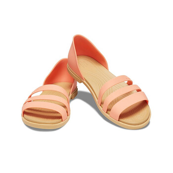 crocs凉鞋女鞋卡骆驰女士休闲鞋特萝莉优雅时尚平底单鞋206109葡萄柚