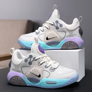 耐克顿夏季新款童鞋儿童篮球运动鞋中大童男童鞋学生实战球鞋8588棉花