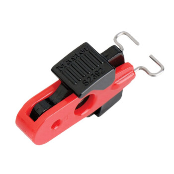 玛斯特MasterLock空开锁具 微型断路器锁具 迷你型空气断路器停工锁S2392 美国百年锁具品牌