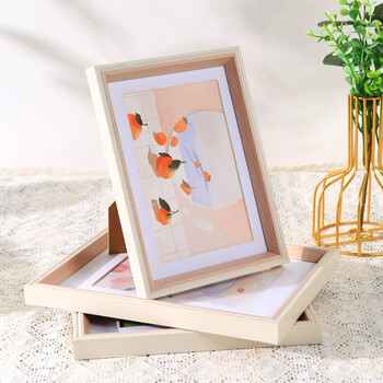 花衣裳北欧简约5寸相框67六相册框相架摆台卧室客厅8k画框照片装裱挂