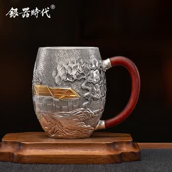 纯银水杯999型号规格- 京东